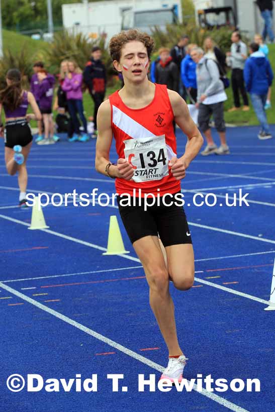 Boys under-15s 2022 Northern Road Relays, SportsCity, Manchester. Photo: David T. Hewitson/Sports for All Pics